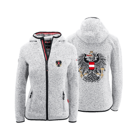 hellgraue Damen Kultjacke Österreich Adler #Farbe_Hellgrau