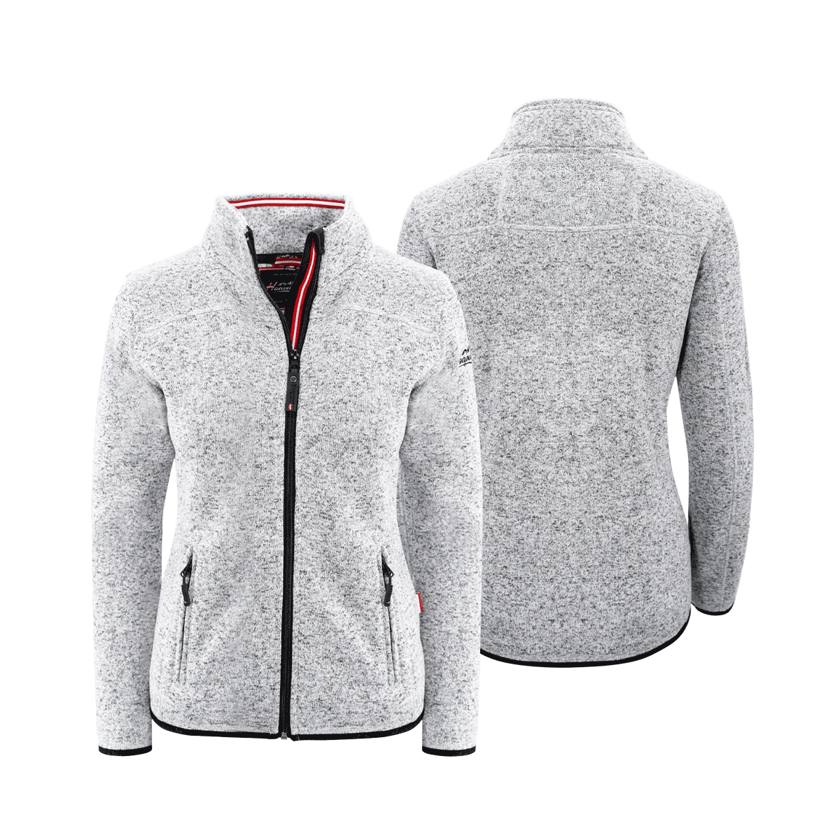 Hellgraue Kultjacke für Damen Hoamatkult