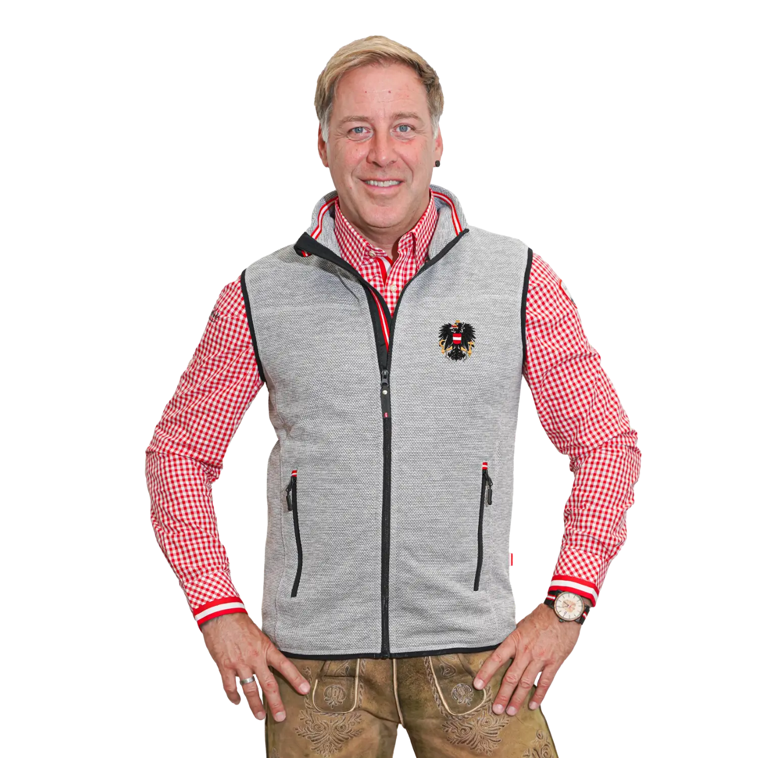 Österreich Adler Kultgilet - Dobby Fleece