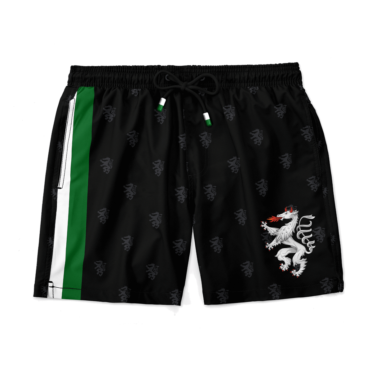 Herren Badehose schwarz Steiermark Panther