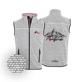 Herren Fleece Gilet hellgrau Austria Berg #Farbe_Hellgrau