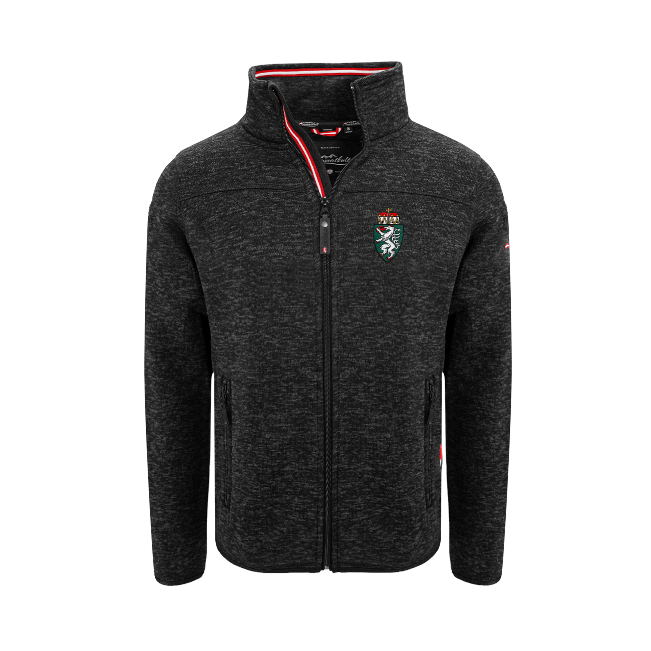 Steiermark Kultjacke ohne Kapuze - Schwarz