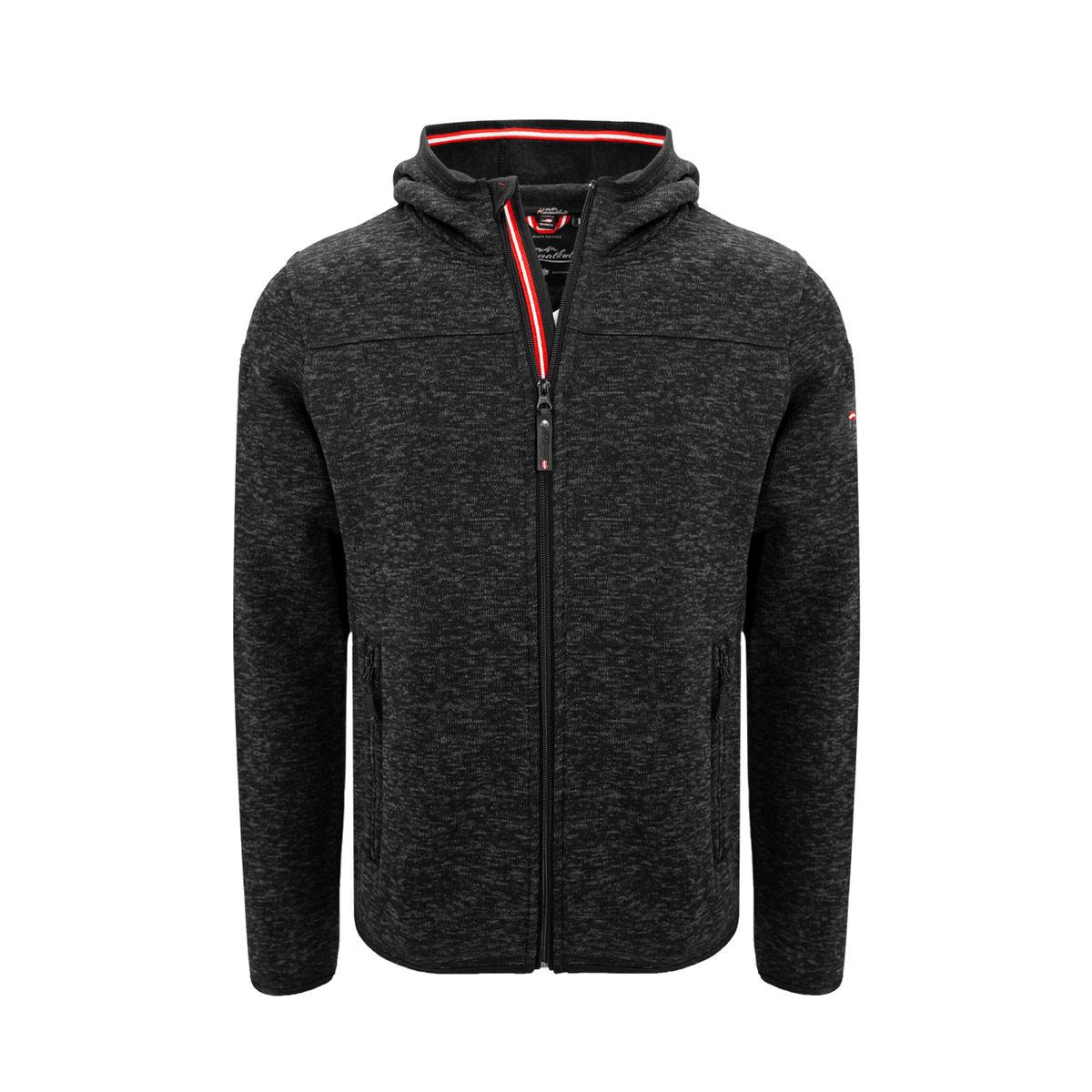 Herren Fleece Weste schwarz Hoamatkult