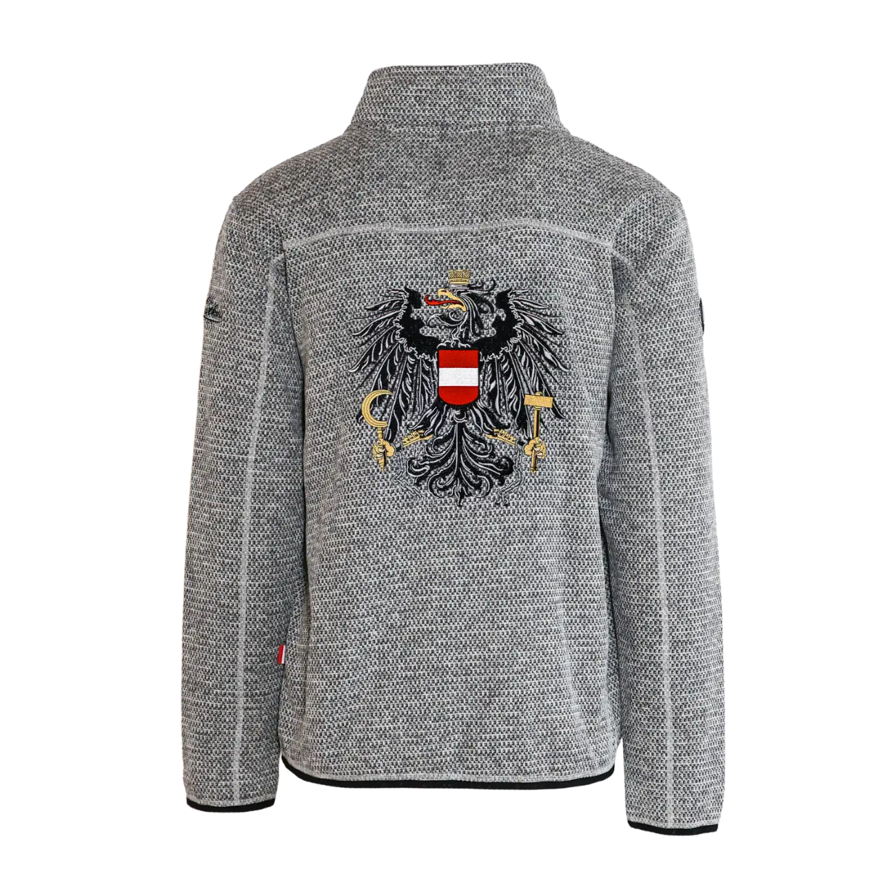 Österreich Kultjacke ohne Kapuze - Strickoptik