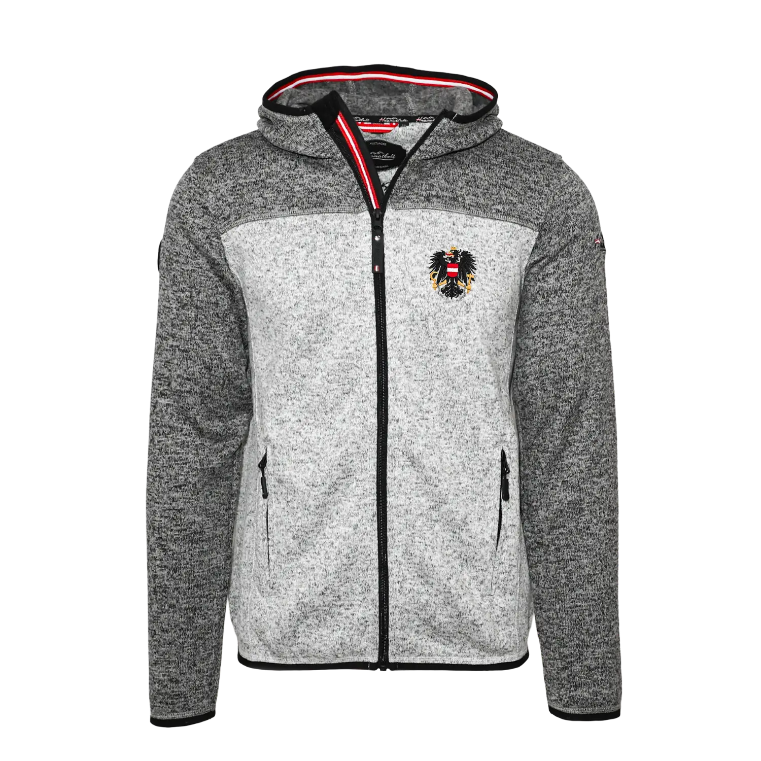 Herren Österreich Adler Kultjacke zweifarbig