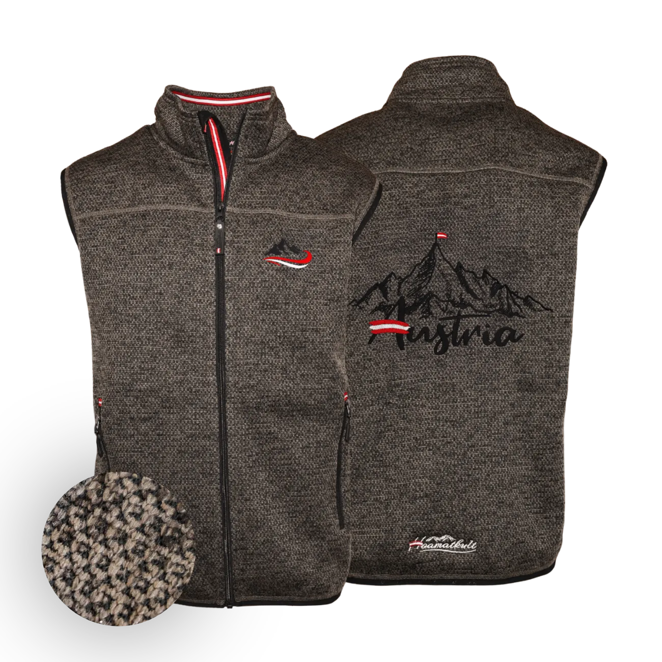 Berg Austria Kultgilet - Strickoptik