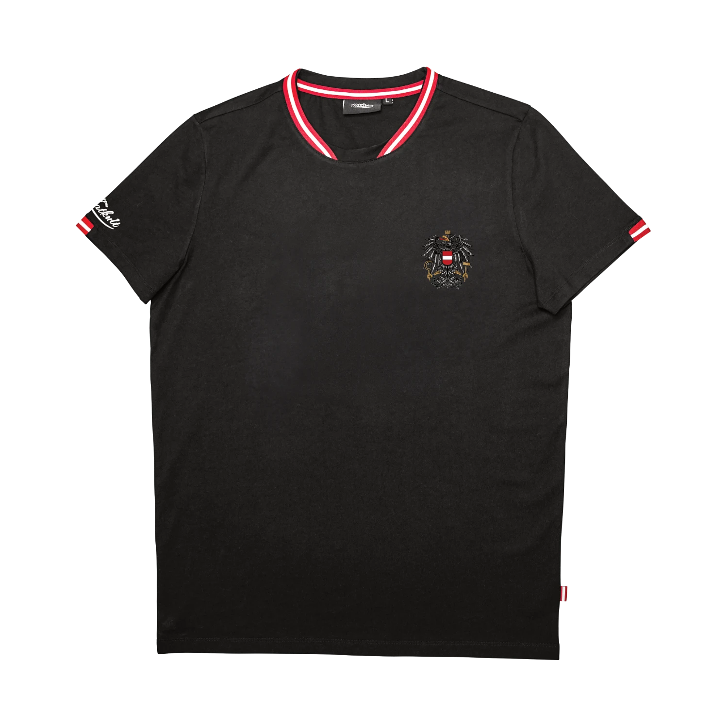 Herren T-Shirt schwarz Österreich Adler