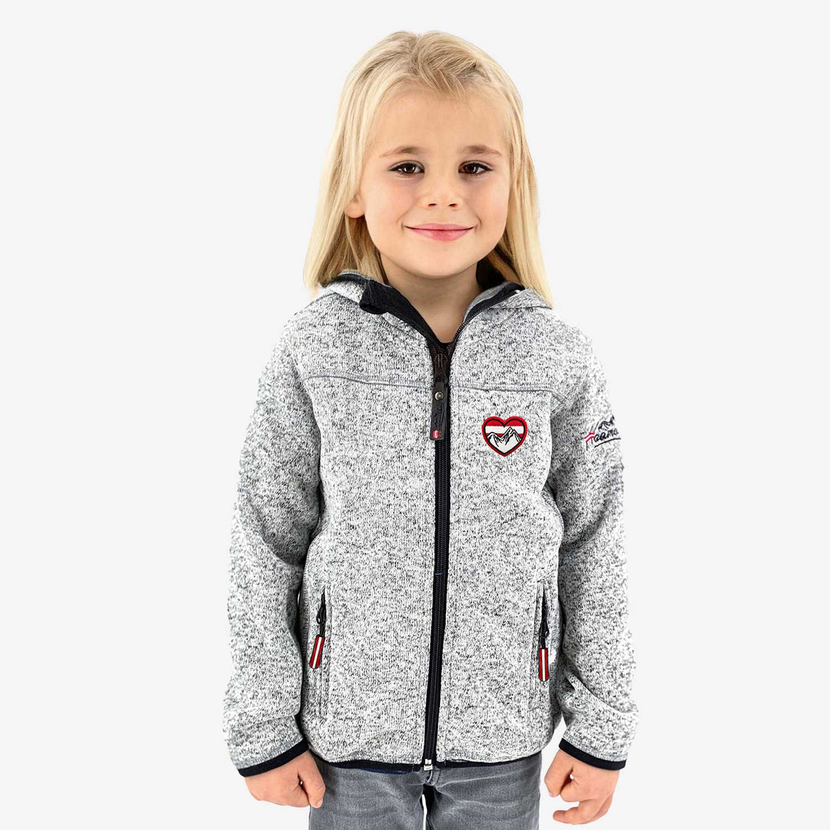 Herz Kinder Jacke