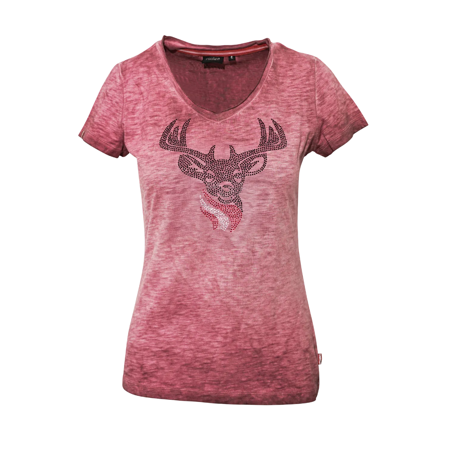 Hirsch Glitzer T-Shirt