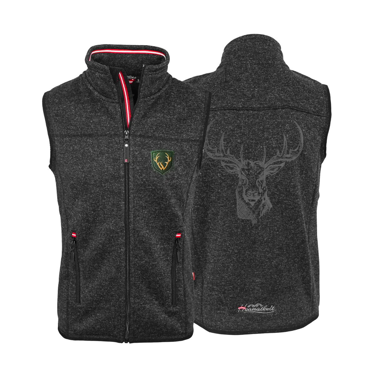 Hirsch Kultgilet Hoamatkult schwarz Herren #Farbe_Schwarz