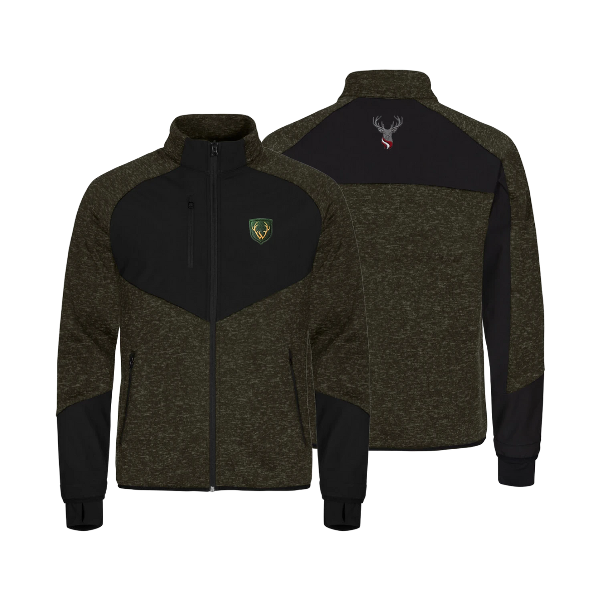 Hirsch Wüdara Jacke dunkelgrün Herren #Farbe_Dunkelgrün