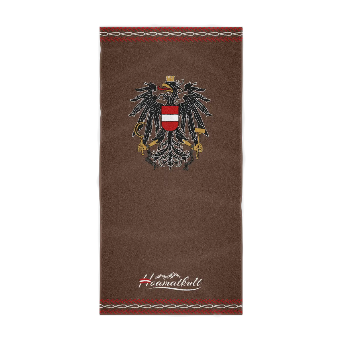 Hoamatkult Badetuch im Lederhosen Design