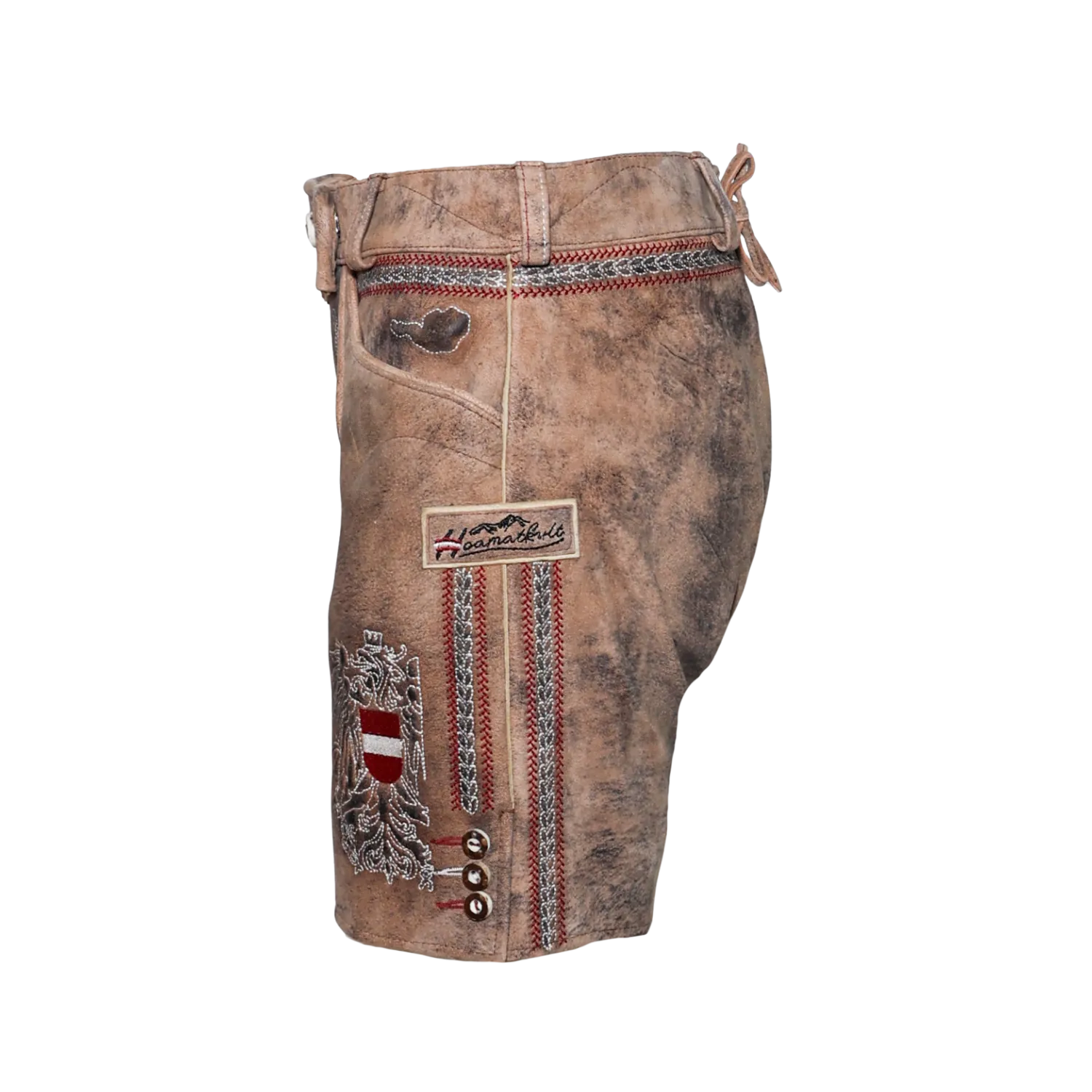 Hoamatkult Damen Lederhose Vintage Leder