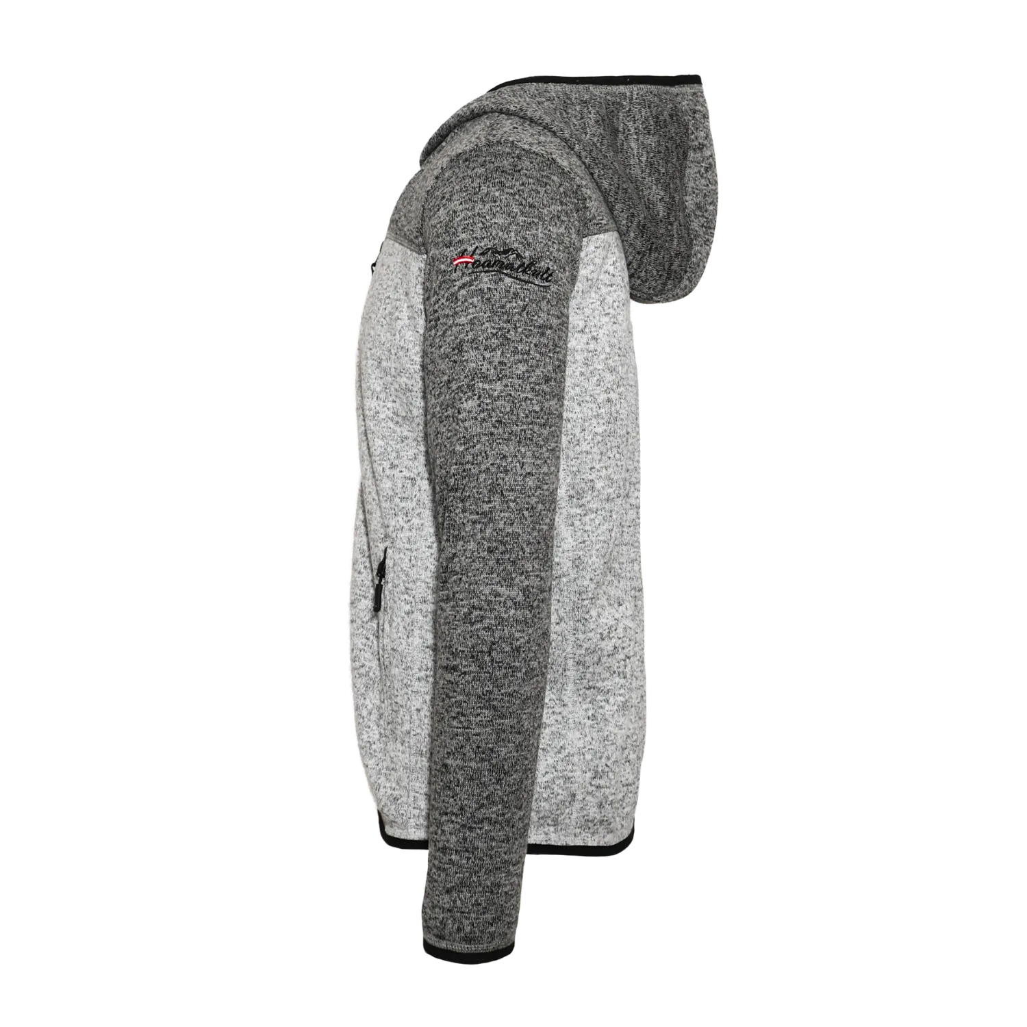 Hoamatkult Fleece Jacke mit Kapuze Herren