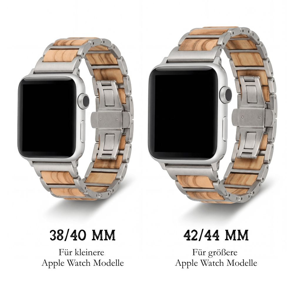 Hoamatkult Holz Band für Apple Watch