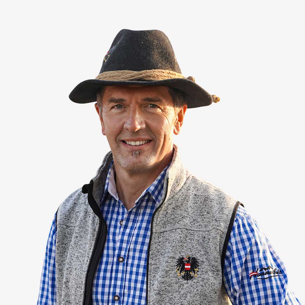 Österreich Berg Trachtenhut aus Filzwolle