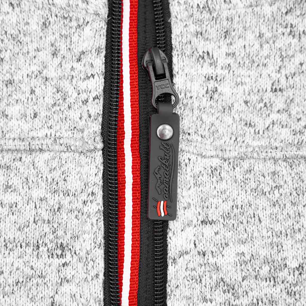 Kultjacke mit Kapuze - Ski rot-weiss-rot