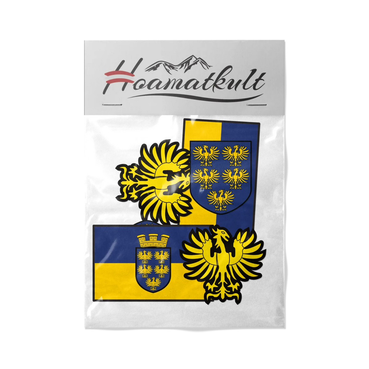 Hoamatkult Sticker Set Niederösterreich