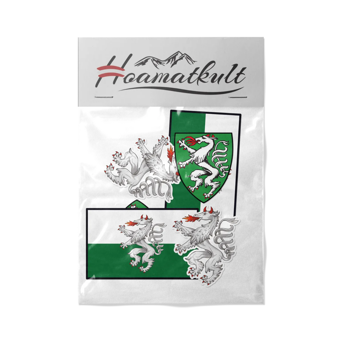Hoamatkult Sticker Set Steiermark
