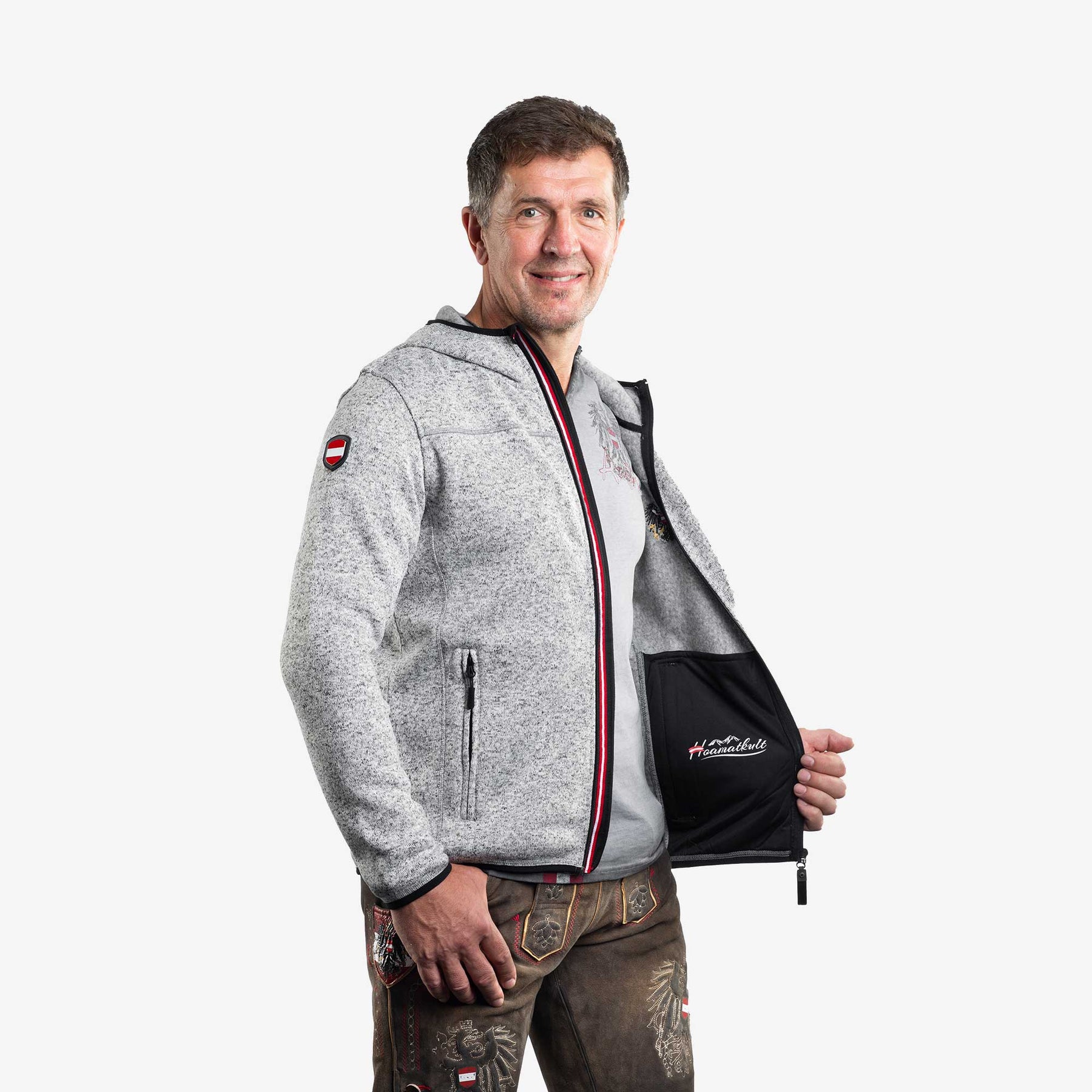 Hoamatkult Strickfleece Jacke kaufen