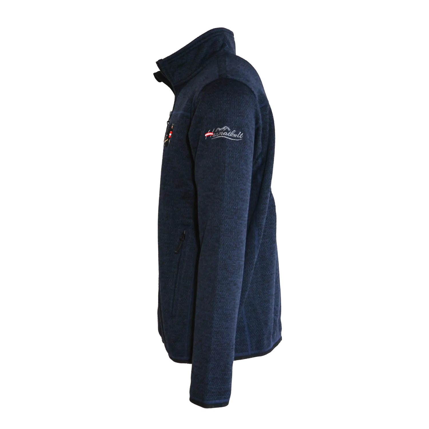 Österreich Kultjacke ohne Kapuze - Strickoptik