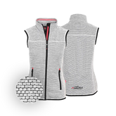Hoamatkult Trachten Gilet Damen Dobby #Farbe_Hellgrau