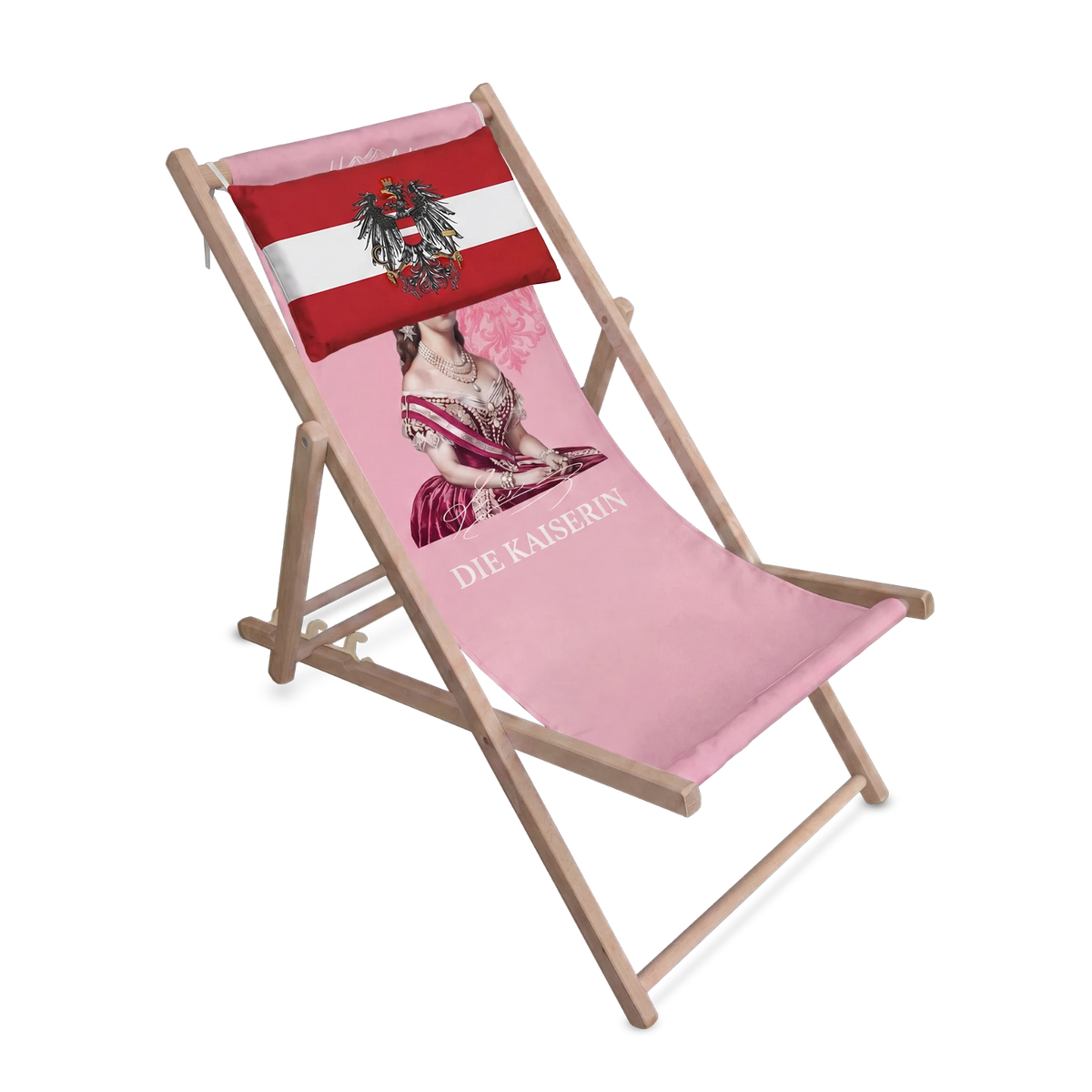 Kaiserin Liegestuhl rosa mit Kissen #Ausstattung_Mit Kissen