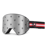 Kult Österreich Skibrille silber