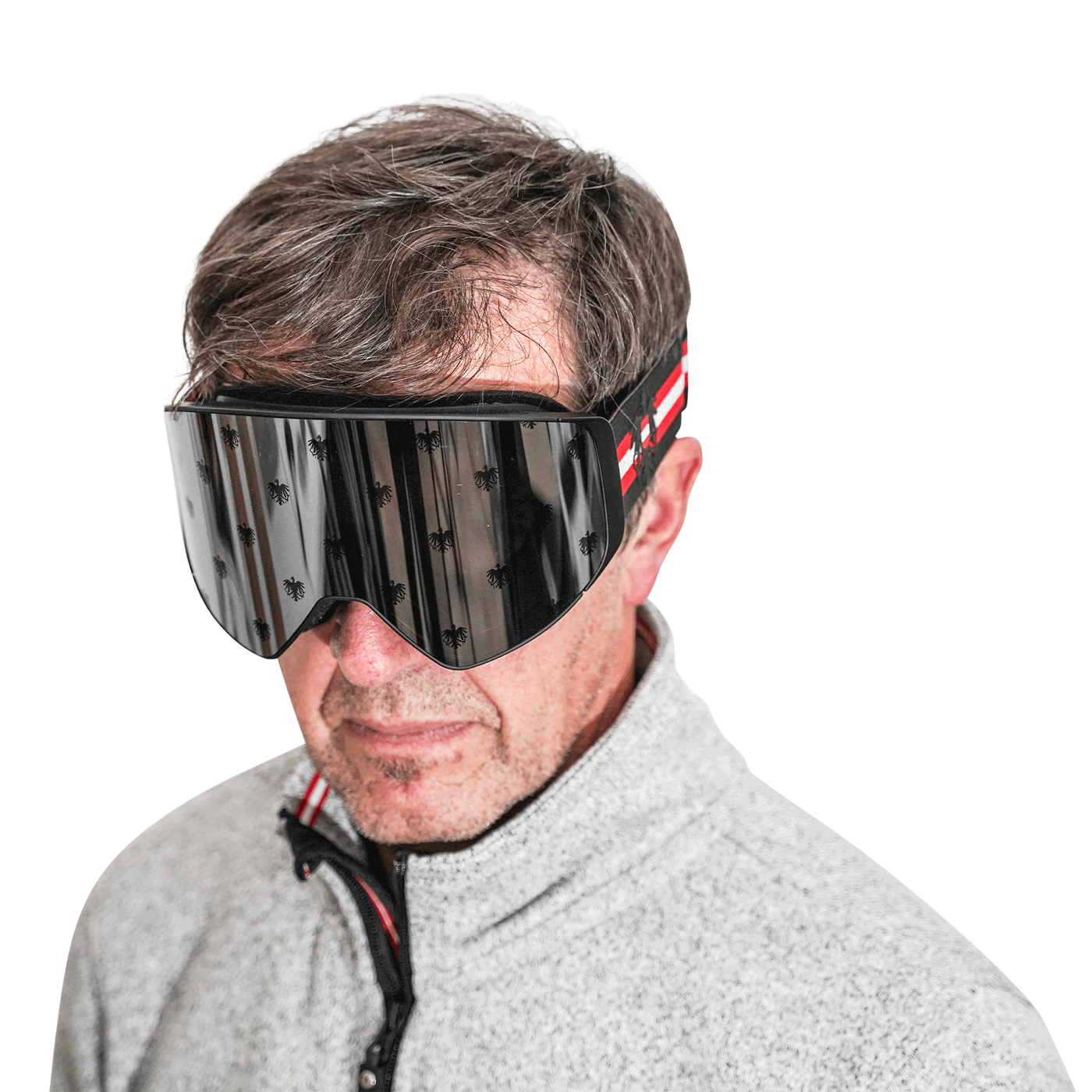 Kult Österreich Skibrille - Silber