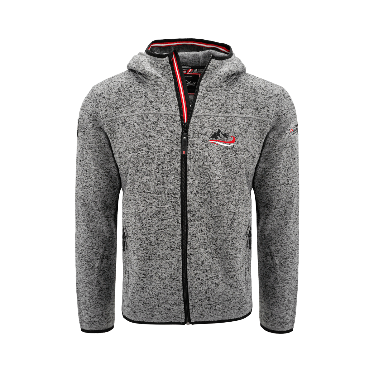 Kultjacke Dunkelgrau Herren Ski Stick