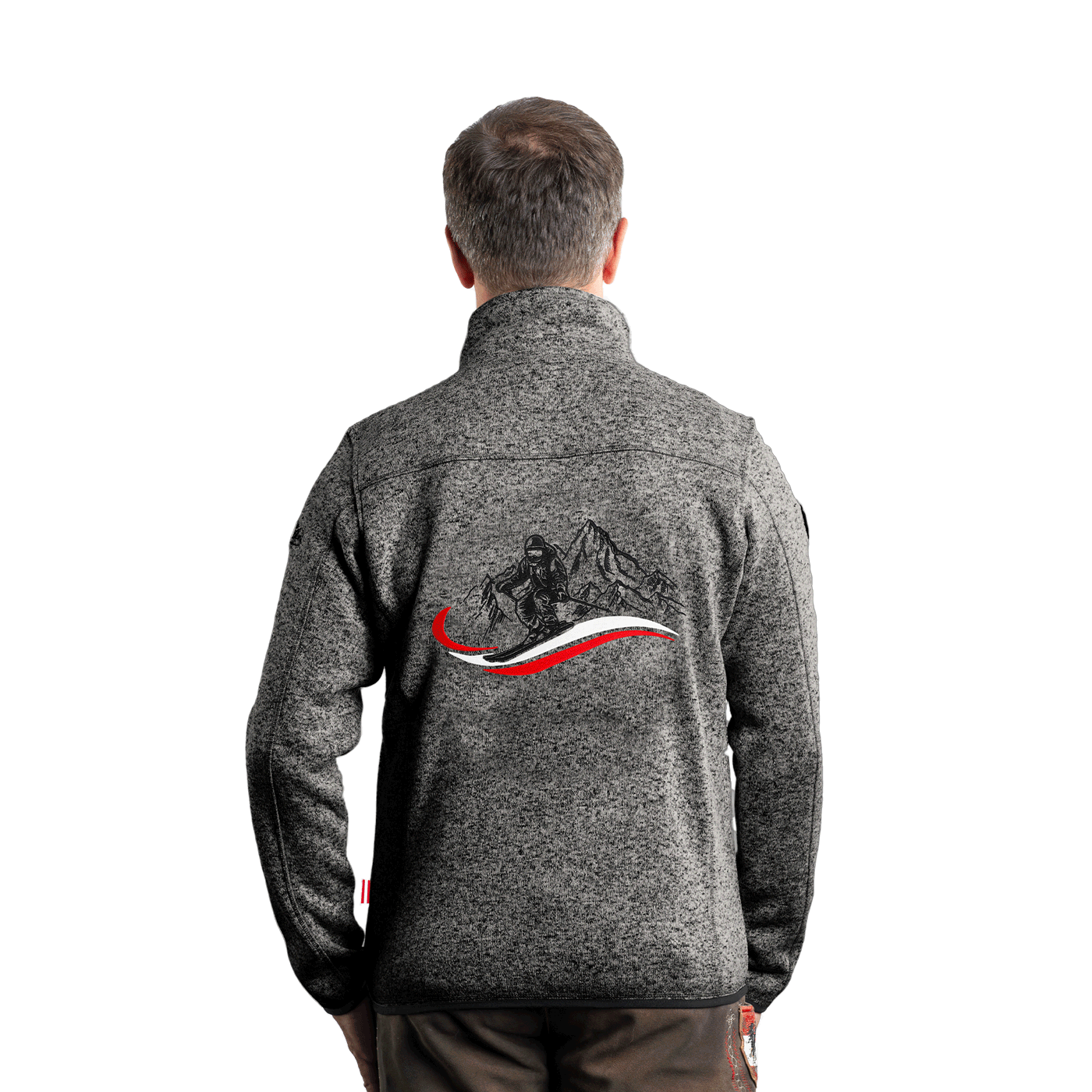 Kultjacke ohne Kapuze - Berg/Skifahrer