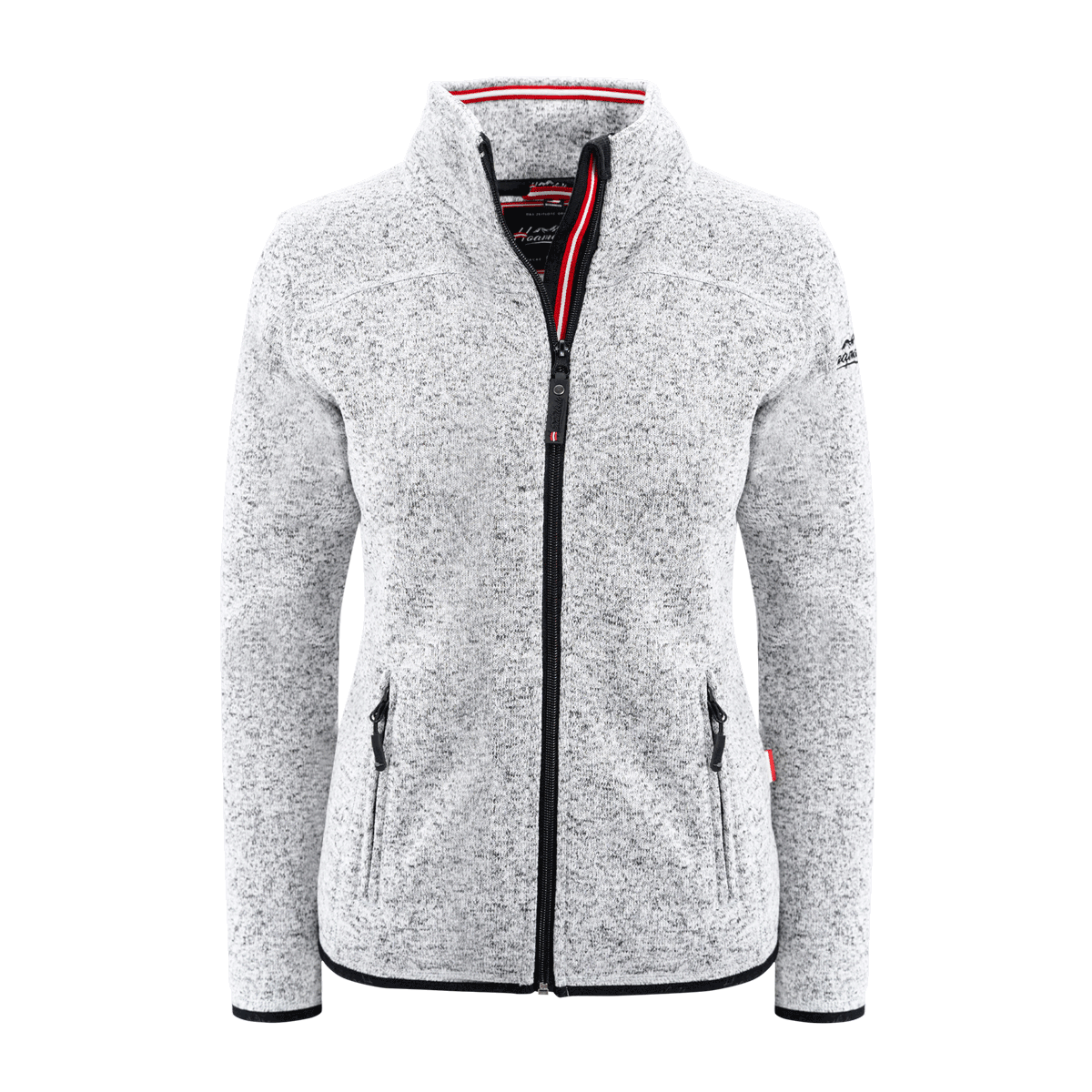 Kultjacke hellgrau Damen ohne Kapuze