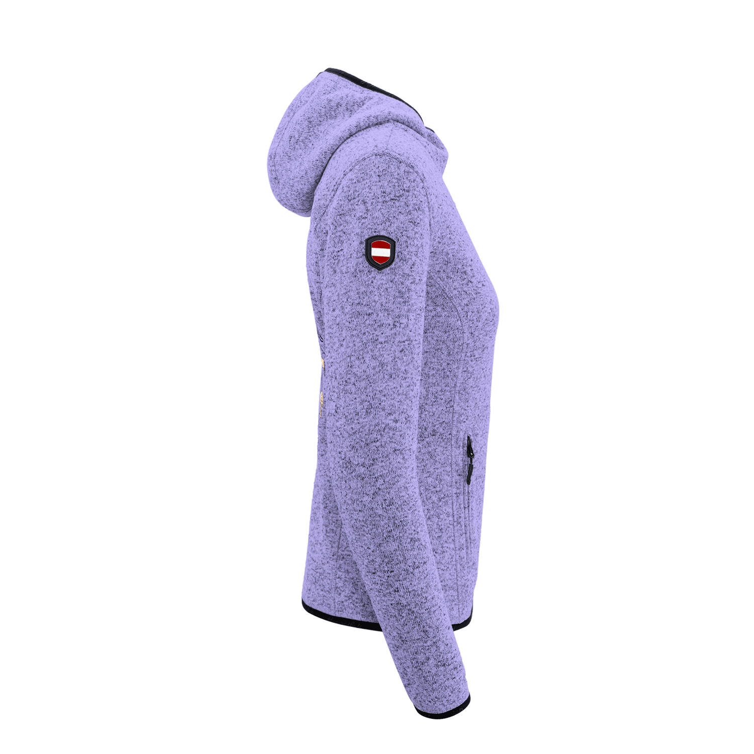 Kultjacke Lavendel seitlich