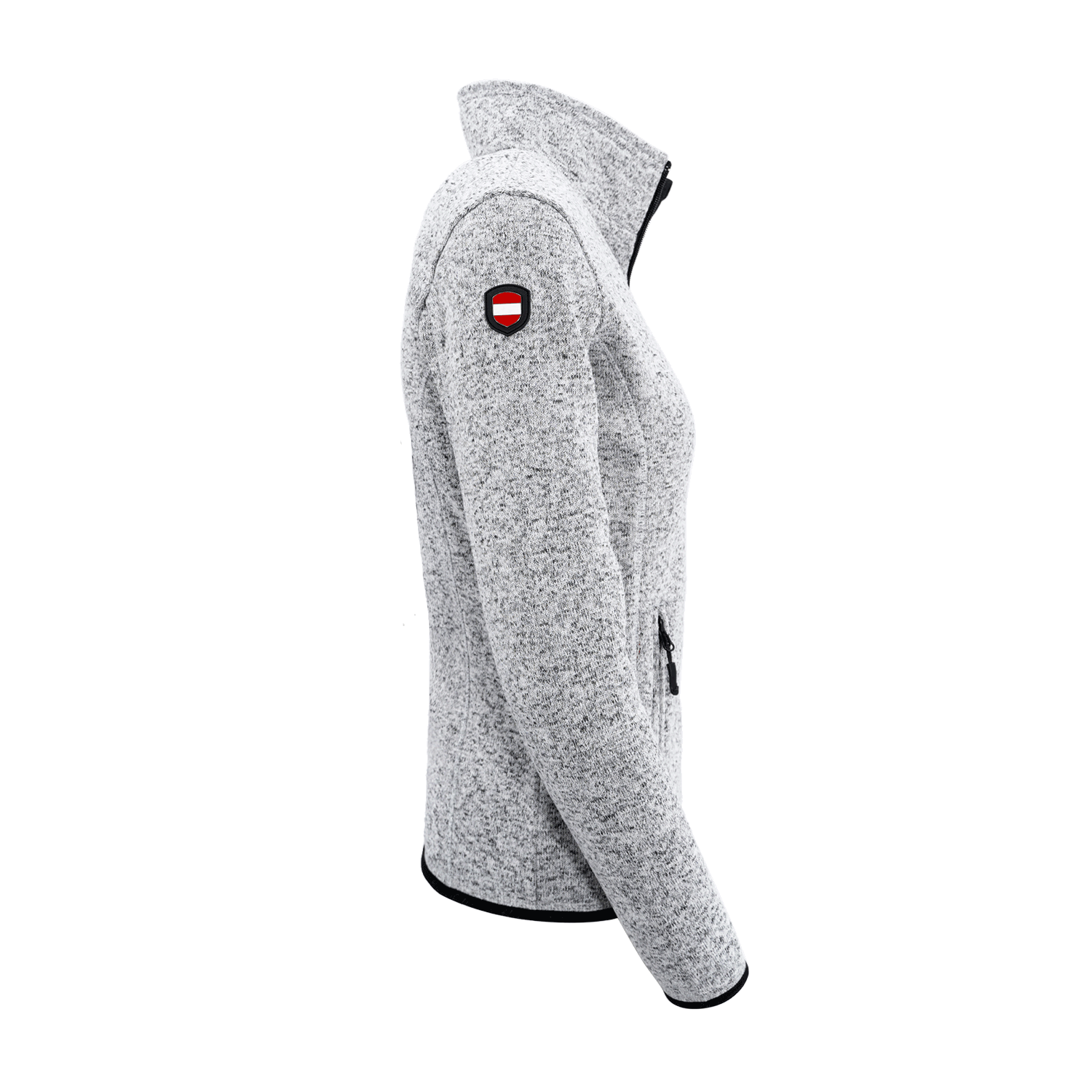 Kultjacke ohne Kapuze - Ski rot-weiss-rot