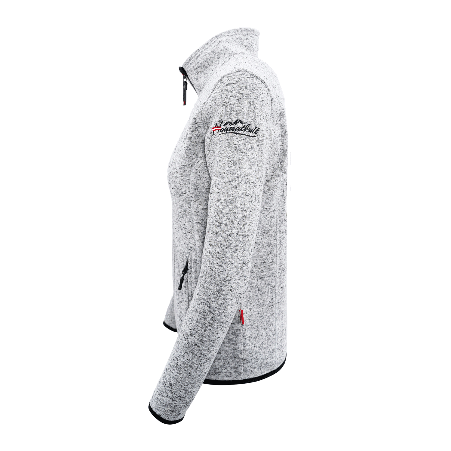 Kultjacke ohne Kapuze - Ski rot-weiss-rot
