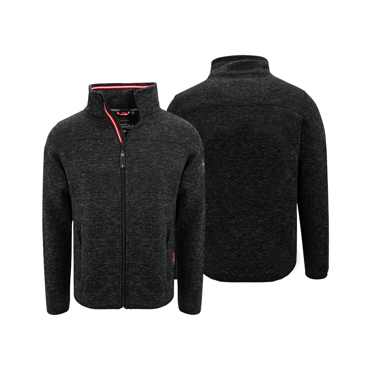 Kultjacke ohne Kapuze schwarz Herren