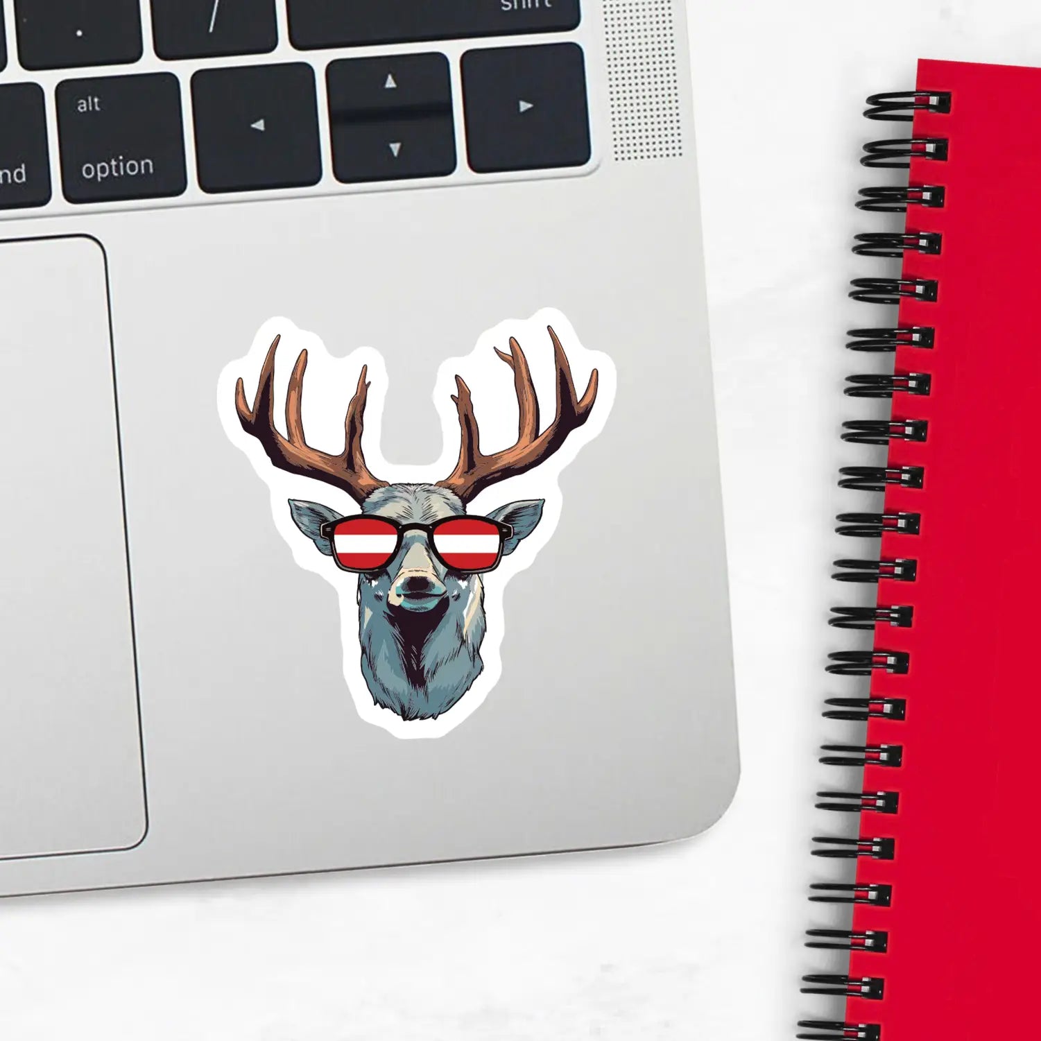 Laptop Aufkleber Hirsch