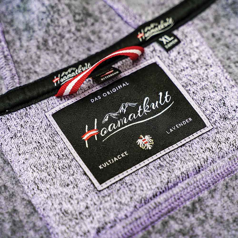 Kultjacke mit Kapuze - Ski rot-weiss-rot