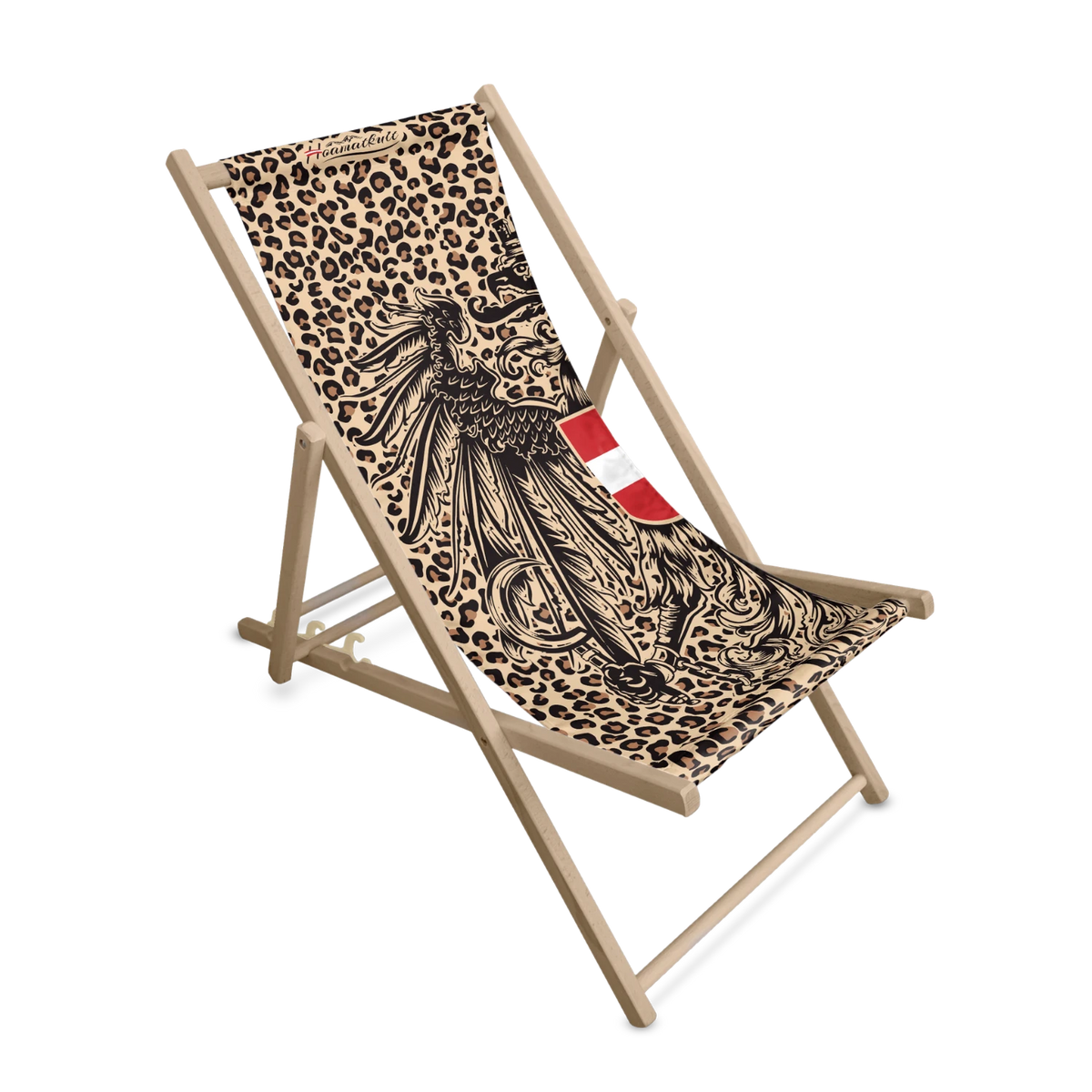 Leoparden Design Strandstuhl