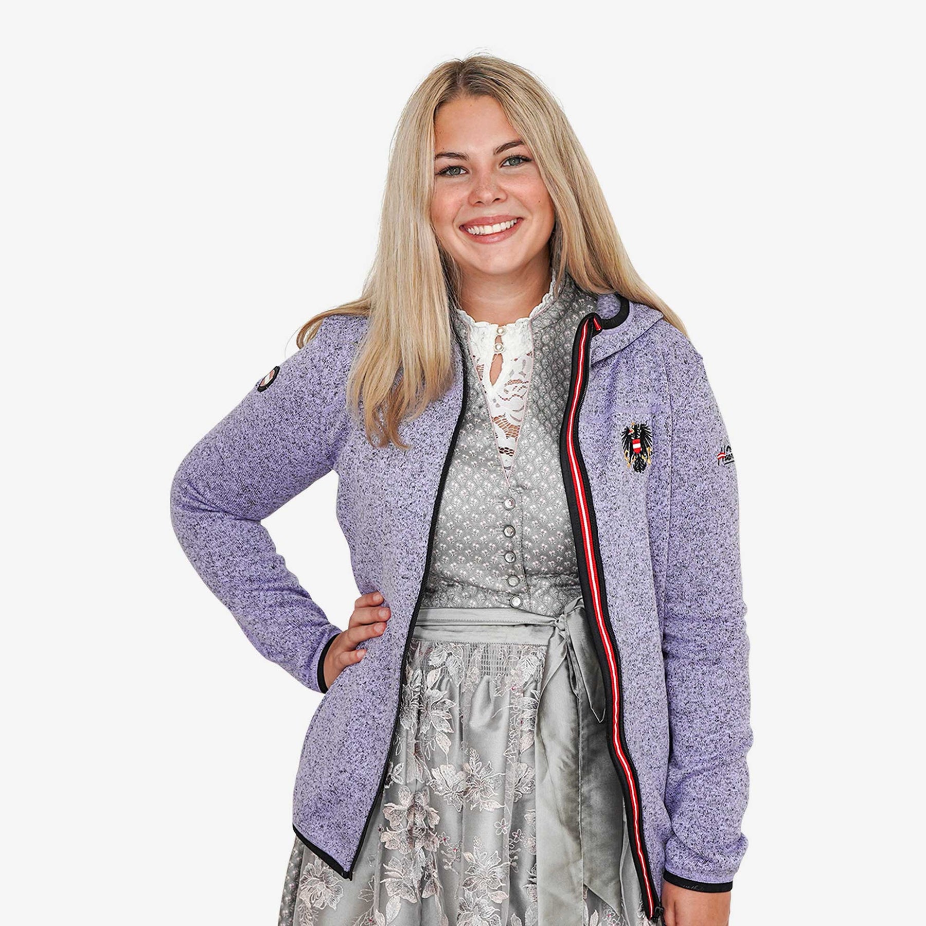 Lils Fleece Jacke Lavendel
