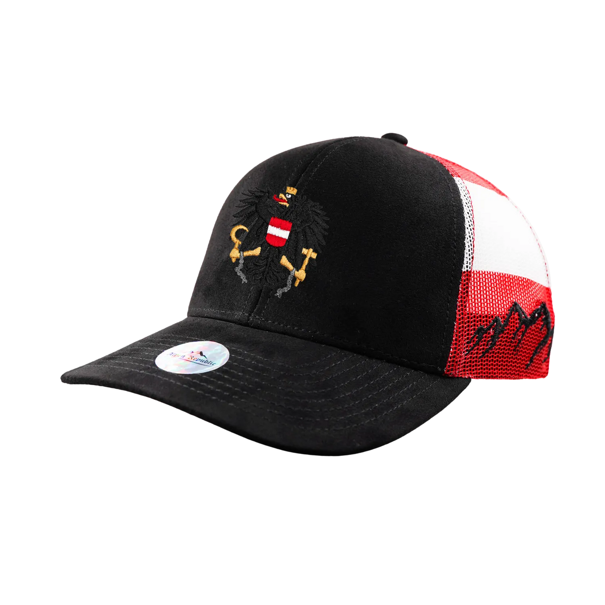 Österreich Adler Alpen Cap #Farbe_Schwarz