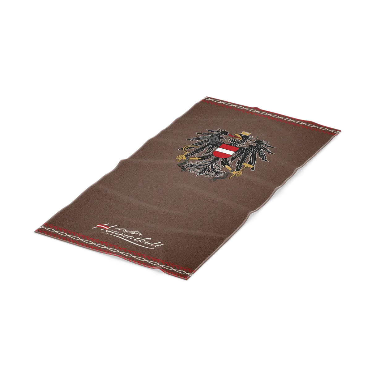 Österreich Adler Badetuch Baumwolle braun