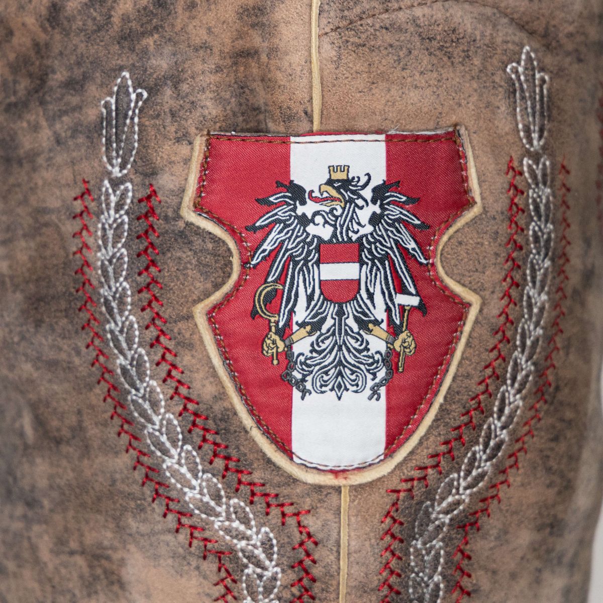 Österreich Adler Detail Lederhose