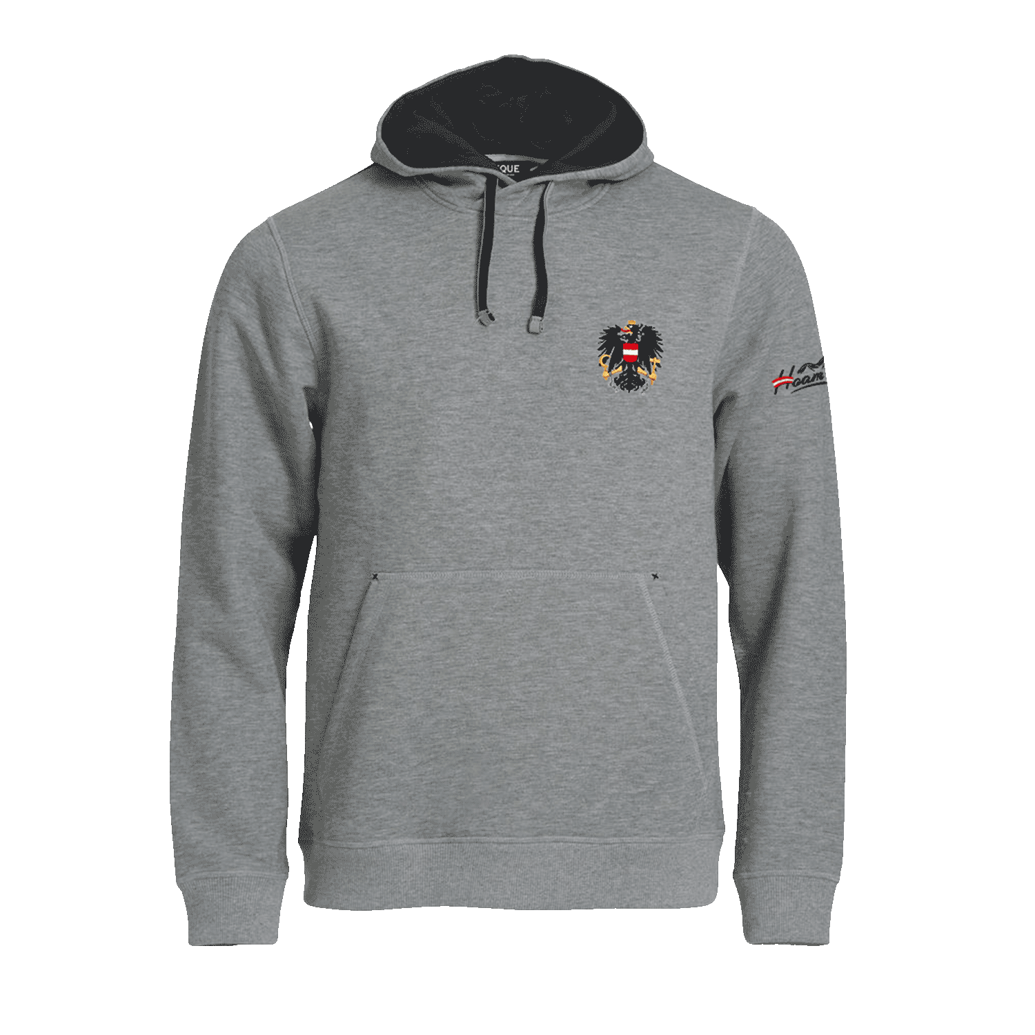 Österreich Adler Hoodie (Stick beidseitig)