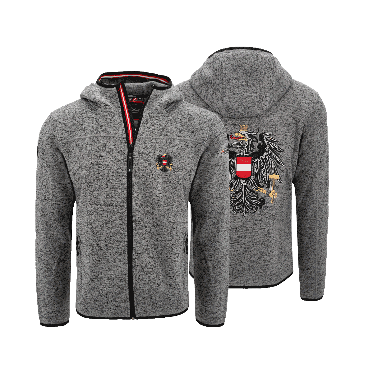 Österreich Adler Jacke Dunkelgrau