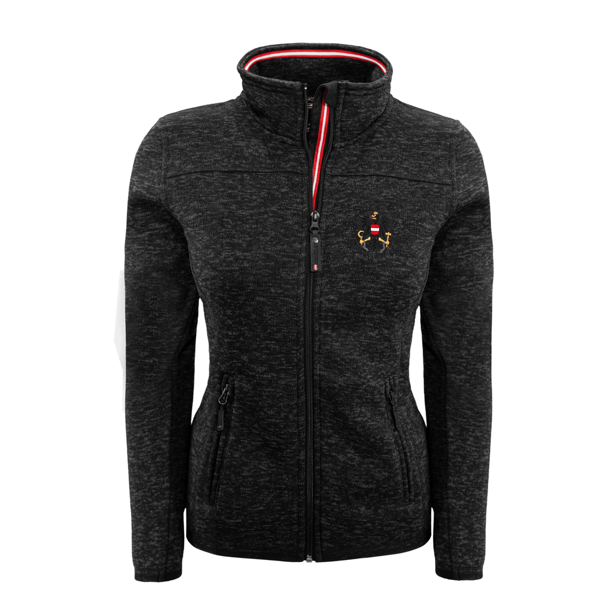 Österreich Adler Kultjacke schwarz