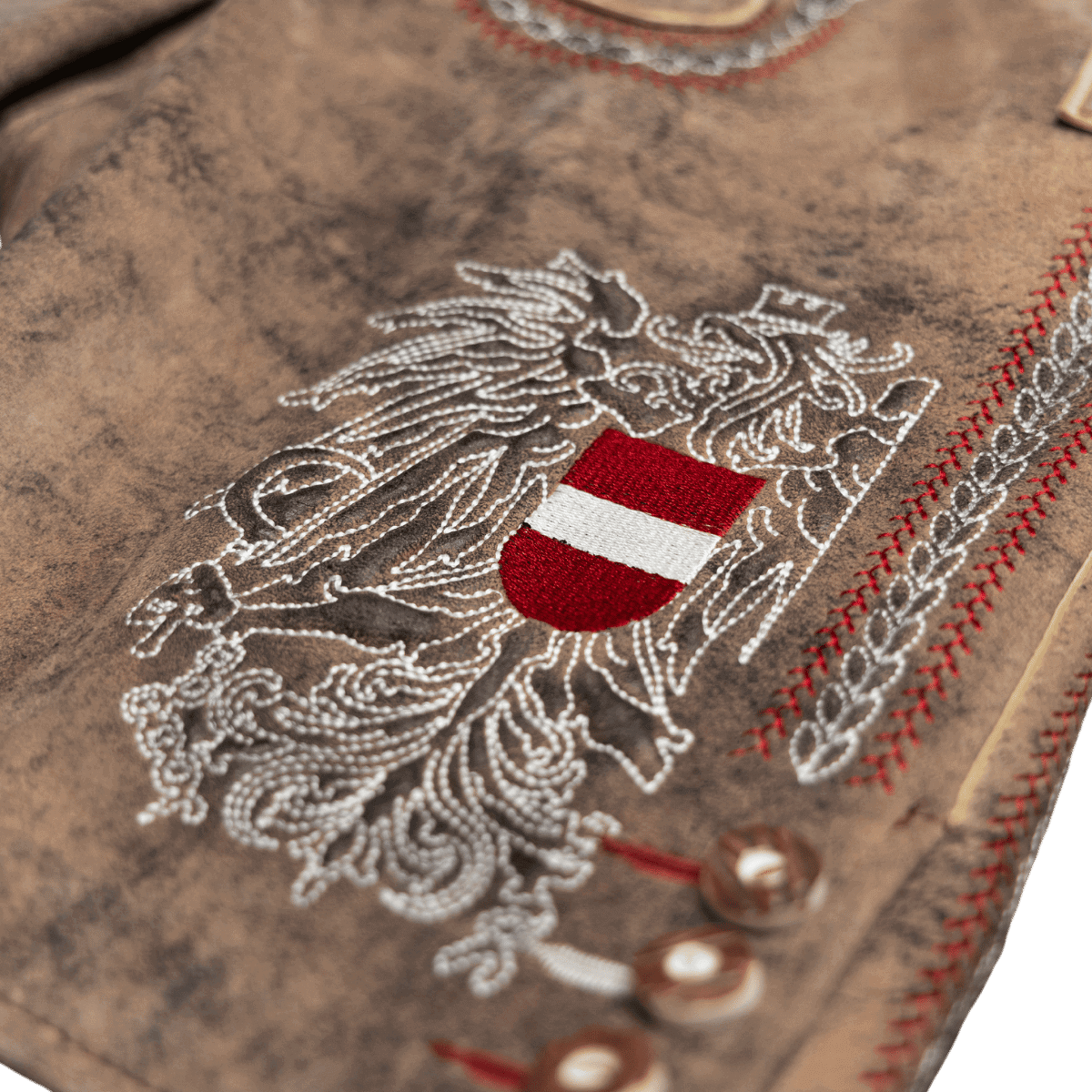 Österreich Adler Stick Lederhose