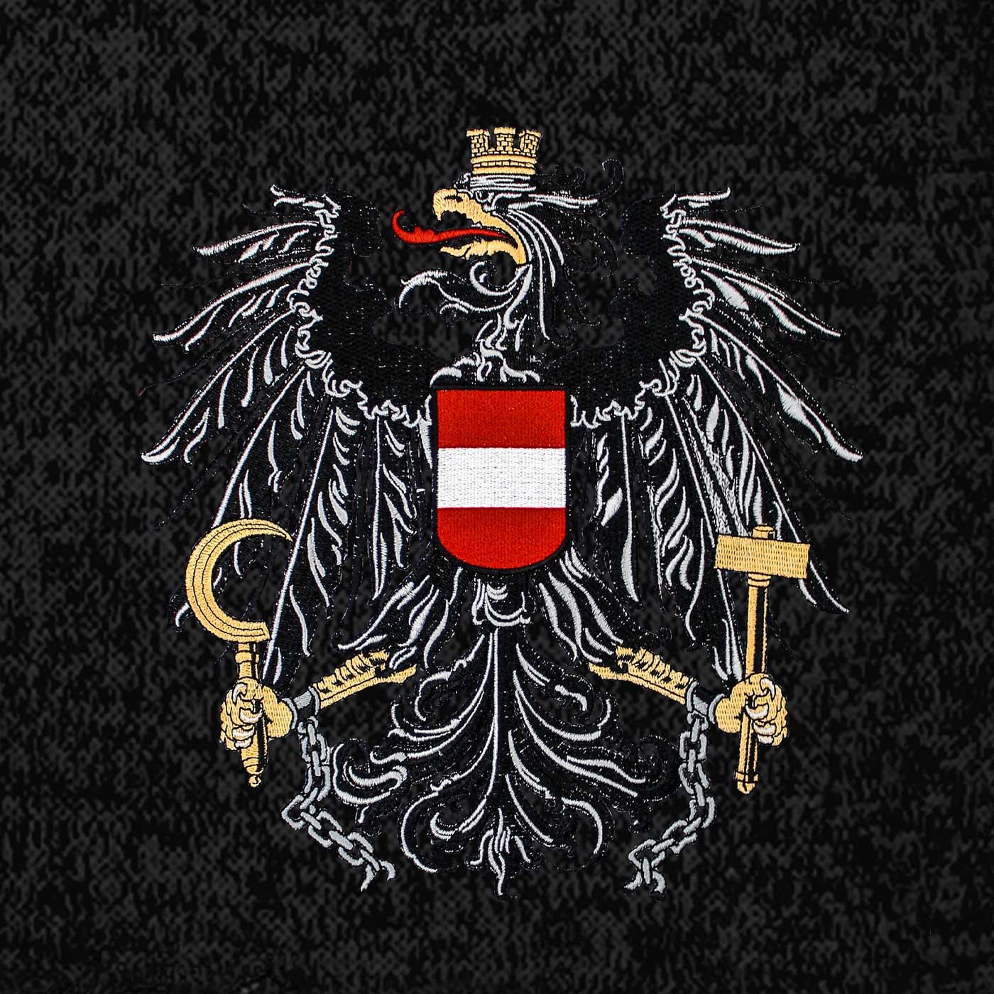 Österreich Adler Stickerei