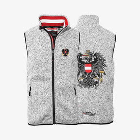 Österreich Adler Strickfleece Gilet