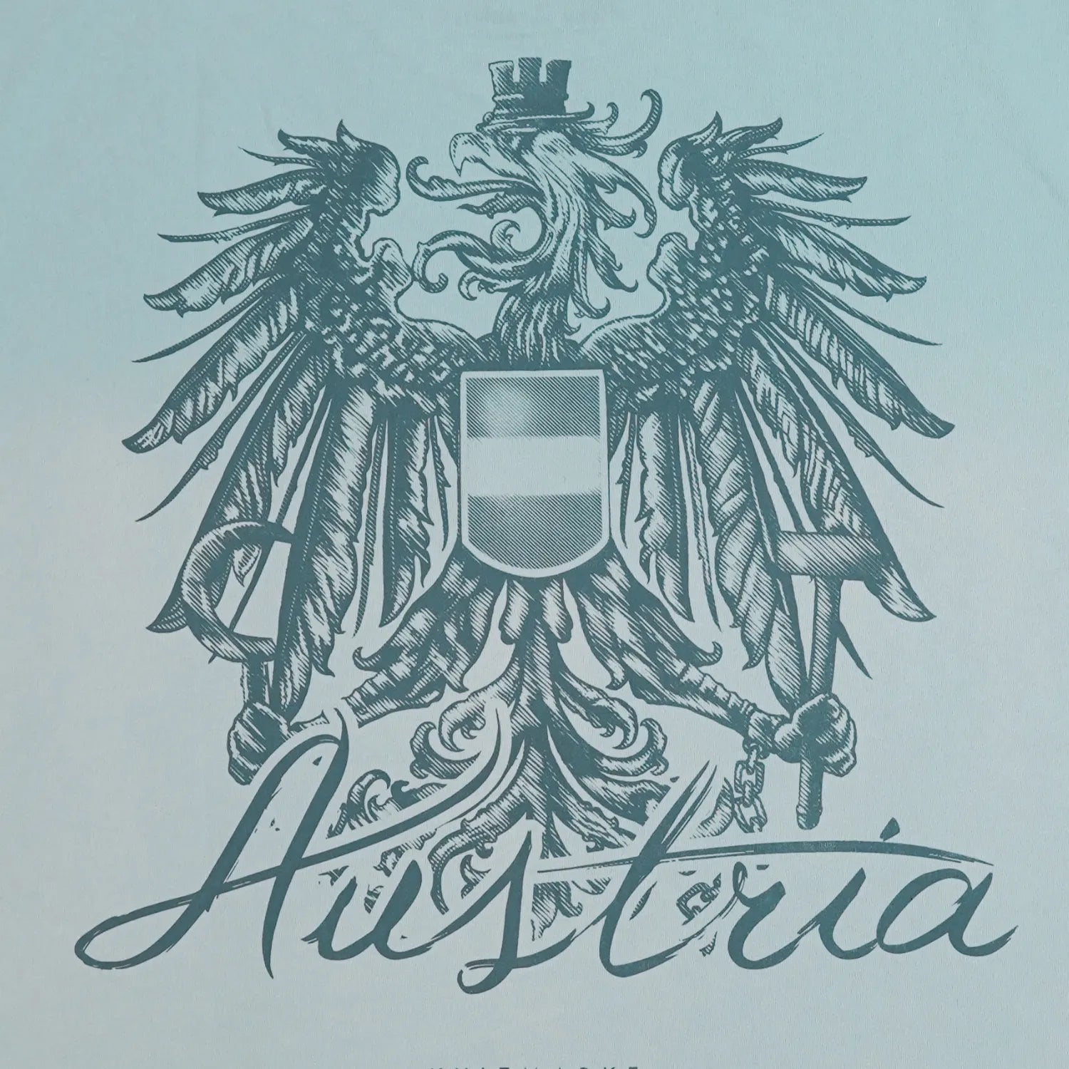 Österreich Oversize T-Shirt - Blau